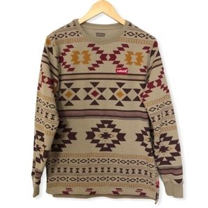 Levi's Men's Southwestern Print Sweatshirt